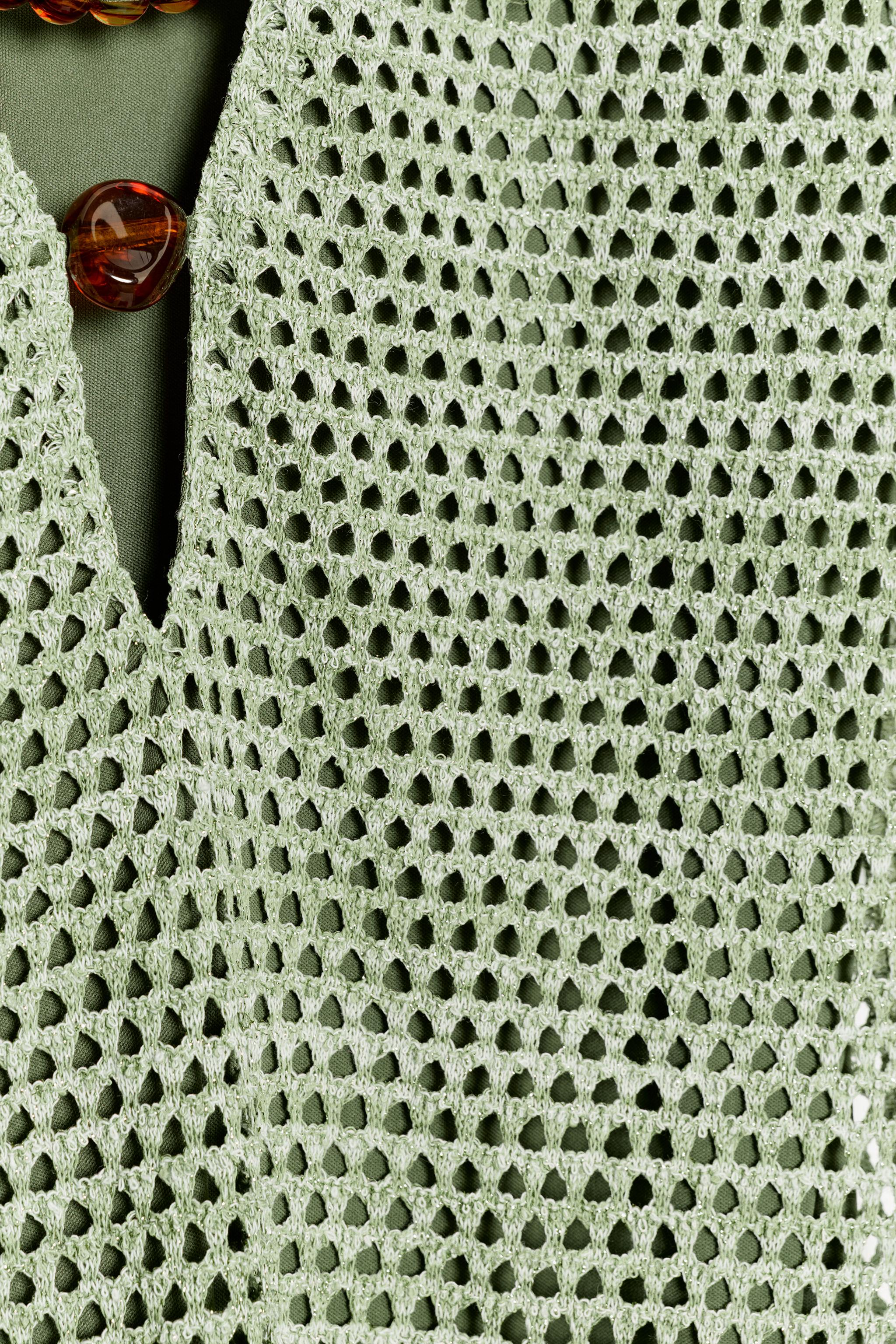 MINI CROCHET TRIM DRESS